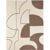 Broste Copenhagen Plaid Maren marron/beige