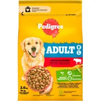 Pedigree Adult 2.6 kg z wołowiną i warzywami dla psów dużych i średnich ras
