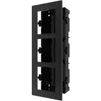 Hikvision DS-KD-ACF3/Black Cadre de porte encastré triple
