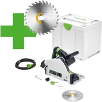 Festool Scie plongeante 1200W TS 55 F-Plus Master Edition + coffret Systainer SYS3 M 337 - - 577843