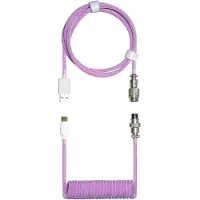 Cooler Master Câble de clavier Coiled Cable USB Type A - Type C M/M 1,5m (Violet)