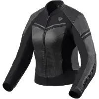 REV'IT! Median Leather Jacket Noir 44 Femme