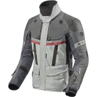 REV'IT! Veste textile moto Revit Dominator 3 GTX, gris/bleu, M