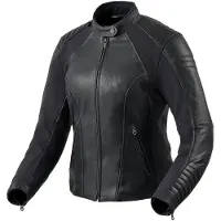 REV'IT! Coral Leather Jacket Noir 34 Femme