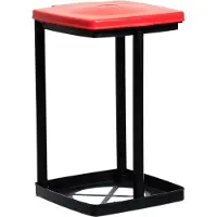 Axentia Support pour sac à déchets, Poubelle, Noir, Bleu, Rouge