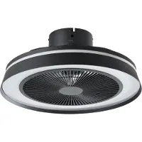Eglo Vallonia, Ventilateur, Noir