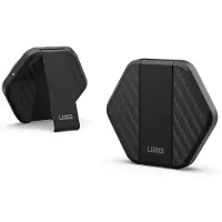 Uag Station de charge sans fil avec support - Compatible avec MagSafe et Qi2 - 15 watts - Noir / Carbone