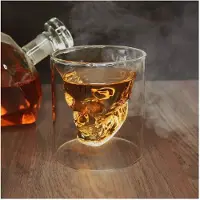 Mikamax Verre à liqueur, tête de mort - Doomed