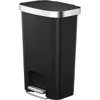 EKO - Poubelle de tri Hana 1, 50 litres - Plastique - Noire