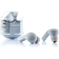 InnovaGoods Casque sans fil, Casque sans fil avec étui de chargement fr, Casque sans fil, Bluetooth 5.0, Casque Bluetooth avec microphone. Compatible pour iOS et Android. Gris