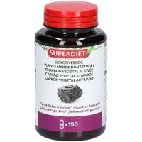 SuperDiet Charbon Végétal Activé 150 pc(s) Capsule(S)