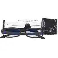 Lensfactory Pharmaglasses Visionblue Lunettes de lecture +1,00 Noir 1 pc(s) Lunettes