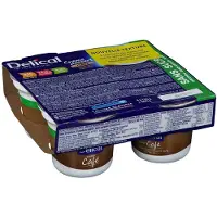 Delical Crème HPHC Sans sucres Café 4x125 g Aliment