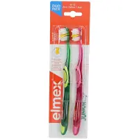 Elmex JUNIOR Brosse à dents 6-12 ans 2 pc(s) Brosse(S) À Dents