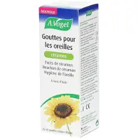 A. Vogel A.Vogel Gouttes pour les Oreilles Excès de Cérumen - Hygiène de l'Oreille 20 ml Goutte(S) Auriculaire(S)