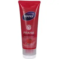 Manix Gel lubrifiant intime Fraise 80 ml Gel Douche