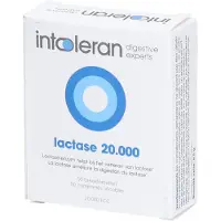 Intoleran Lactase 20.000 50 pc(s) Comprimé(S)