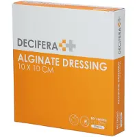 Decifera Alginate Dressing 10x10cm 5 pc(s) Pansement(S)