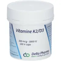 Deba Pharma Vitamine K2/D3 120 pc(s) Capsule(S)