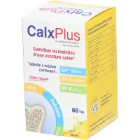 CalxPlus Vanille | Calcium | Os 60 pc(s) Comprimé(S)