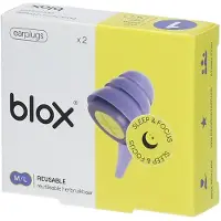 Blox Sleep & Focus Bouchons d'Oreille Réutilisables M/L 1 pc(s) Bouchons D'Oreille