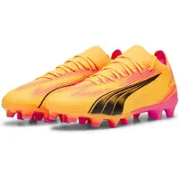 Puma ULTRA MATCH FG/AG Chaussures de football hommes orange 40.5