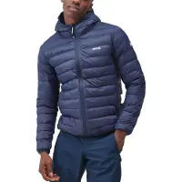 Regatta Mens Marizion Baffled Water Repellent Jacket Coat Veste matelassée Homme, Grey/Red, 3XL
