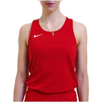 Nike Stock Dry Miler Sleeveless T-shirt Rouge M Femme