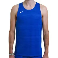 Nike Stock Dry Miler Sleeveless T-shirt Bleu S Homme