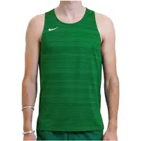Nike Stock Dry Miler Sleeveless T-shirt Vert S Homme