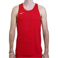 Nike Stock Dry Miler Sleeveless T-shirt Rouge L Homme