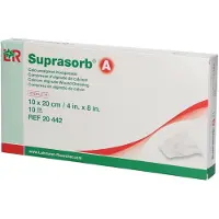 Lohmann & Rauscher Suprasorb A Compresse d'Alginate de Calcium 10 x 20 cm 20442 10 pc(s) Compresses