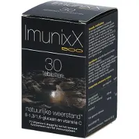 ImunixX 500 | très haut dosage en beta|glucane & Vitamine C | Immunité 30 pc(s) Comprimé(S)