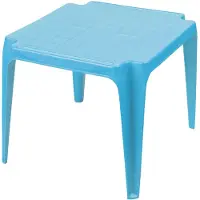 Pflanzen-Kölle Table pour enfants / table de jardin empilable plastique Tavolo bleu