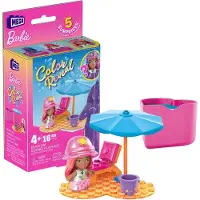 Mattel Barbie Beach Day Color Reveal Bricks for 4+ Years 16pcs HHP88
