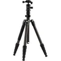Fotopro Sherpa Carbon Stativ Noir (Carbone), Trépied, Noir