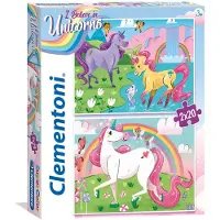 Clementoni puzzle 2X20 Licorne 24754