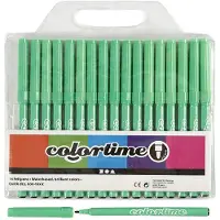 Creativ Company Marqueurs - - réf 373535 - Couleurs vives - Sèchent rapidement - Capuchons ventilés