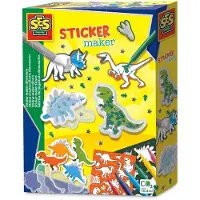 SES Creative Ensemble d'autocollants DIY - Dinosaures - - UneTaille - Autocollants