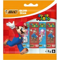 BIC Bâtons de colle Super Mario, 6 pièces