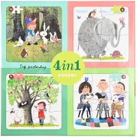Lobbes Animaux de Fiep 4in1 Puzzle