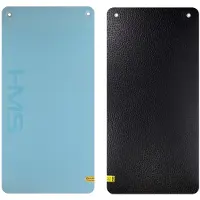 HMS Mfk02 Tapis De Fitness Bleu-Noir Avec Trous Premium