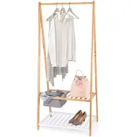 Domo Pack Living Bamboo Hanger Marron