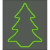 EDM Fir Tree Flexiled 62 Cm Vert