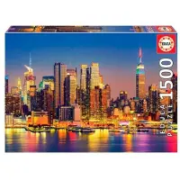 Educa - Manhattan de nuit 1500 pièces puzzle