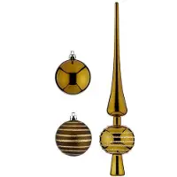 Autre décorations de noël décoration suspendue 19 pcs vert pvc