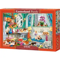 Castorland Puzzle 1500 pièces Crazy pet bath 152094