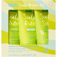 Umberto Giannini Kit de démarrage pour la restauration du cuir chevelu (shampoing, après-shampoing, exfoliant pour le cuir chevelu)