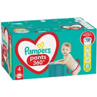 Super Merchant Pants (Taille 4, Pack semi-mensuel, 108 pcs)