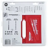 Milwaukee 4932479854 Ensemble De Perceuses À Percussion Shockwave - 39 Pièces